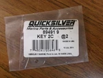 New Oem Mercury Quicksilver Key Set 894919. Fixed Price $7.99.