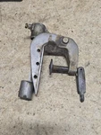 Antique Muncie Neptune 1A38 1.2HP 1938 Outboard Motor Transom Bracket Assembly. Fixed Price $10.00.