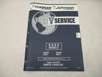 115371 1992 Omc Evinrude Johnson Outboard Parts Catalog 2.3 & 3.3 Hp. Fixed Price $12.07.