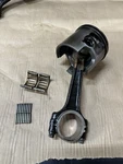 Oem Mercury Starboard Side Piston Pn# 822067A7 & Rod 822373A3 (B-65). Fixed Price $39.00.