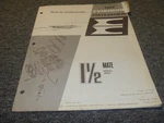 1968 Evinrude 1/2HP Mate 1802S Outboard Motor Parts Catalog Manual 279002 Xo. Fixed Price $61.07.