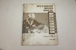 1972 Evinrude Service Manual Starflite 125HP 125283 #4822 Omc. Fixed Price $14.95.