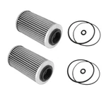 2PCS Oil Filter W/o-rings For Sea-doo Brp 130HP 300HP Gti Rxt Rxp Gtx 420956741. Fixed Price $18.99.