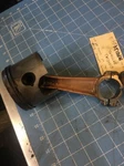 MP9124 Mercury Optimax 2.5L Piston And Connecting Rod Port 818141A2 853340A2. Fixed Price $55.00.