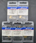 5 Attwood Brass Fuel Tank Fitting 8897-7 1/4"MALE Npt Threads Made/usa. Fixed Price $15.00.