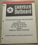 1978 Chrysler Troubleshooting Procedures For Magnapower Ignition System Ob 3206. Fixed Price $9.99.