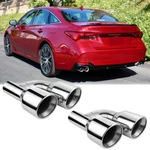 Pair Dual 4" Quad Style Stainless Steel Exhaust Tip Slant Cut For Toyota Avalon. Fixed Price $139.11.