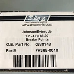 New Wsm Evinrude Johnson Breaker Points 2-20HP 1960'S+UP 0580148 580173. Fixed Price $11.99.