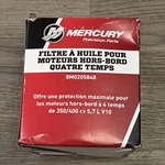 Mercury Precision Parts Four Stroke Outboard Oil Filter 8M0205848. Fixed Price $15.90.