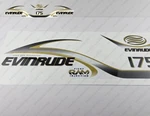 Evinrude 175 Hp Ficht Ram Injection 2001 White Cowl Outboard Decals Sticker. Fixed Price $65.83.