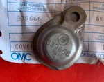 Omc Oem Evinrude Johnson New 339666 Cover, Upper Mount. Fixed Price $16.14.
