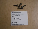 307151 Omc 1968 Johnson 6HP CD-25C J2848060 Screws (4) T53. Fixed Price $9.99.