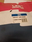 Omc/johnson/evinrude 0981796 Upper Gear Case Shim. Fixed Price $50.00.
