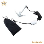 1PCS Fit For Grapnel Boat Marine Kayak Anchor Set 1.5KG White Folding. Fixed Price $20.30.