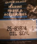 One New 26-85974 Mercury Quicksilver Oem Part, Oil Seal Equivalent 1. Fixed Price $14.99.
