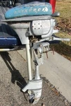 Evinrude Outboard Motor 5.4 Hp Zephyr 4404 11300 1946. Fixed Price $99.00.