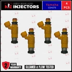 Yamaha F150 04-13 CDH275 Fuel Injectors Flow Tested Cleaned (4) 63P-13761-00-00. Fixed Price $190.00.