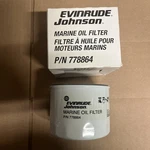 New Omc Johnson Evinrude Oil Filter P/n 778864 Buy It Now Free Shipping. Fixed Price $11.24.