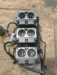 1986 Mercury/mariner 175HP Carburetor And Reed Block Assembly. Fixed Price $375.00.