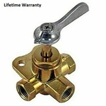 Marpac 18-1656 Fuel Tank Selector Valve 3/8" Thread 3-WAY Brass Detent 7-6948. Fixed Price $36.99.