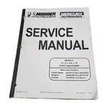 Mercury Mariner Service Manual Outboard Motors 6, 8, 9.9 & 15 Hp 210CC. Fixed Price $19.99.