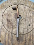 1948 Evinrude Lightfour 4389 9.7HP Outboard Boat Motor Tiller Handle Assembly. Fixed Price $14.00.