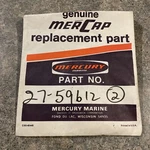 Mercury Mercap 27-59612 Nos (QTY-2). Fixed Price $16.80.