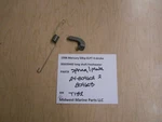 24-809602 2, 809603 Mercury 1998 50HP Elpt Bigfoot Outboard Spring Plate T132. Fixed Price $16.00.