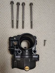 Johnson Evinrude Carburetor Body Assembly 90HP W/ Hardware 0439009 438977 343870. Fixed Price $150.00.