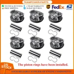 6PCS Piston + Ring Kit For 2011-2018 Jeep Chrysler Dodge Ram 1500 3.6L. Fixed Price $165.64.