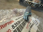 (1) Genuine Toyota Lexus Oil Pressure Sensor Switch Assy 83530-60020. Fixed Price $62.75.