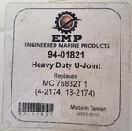 Emp 94-01821 U-joint Engineered Marine Products Brand. Fixed Price $64.45.