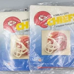 2X Vintage Kansas City Chiefs Inflatable Football Helmets Team Air Leaders. Fixed Price $109.97.