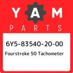 6Y5-83540-20-00 Yamaha Fourstroke 50 Tachometer 6Y5835402000, New Genuine Oem Pa. Fixed Price $447.50.
