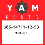663-14711-12-5B Yamaha Muffler 66314711125B, New Genuine Oem Part. Fixed Price $706.73.
