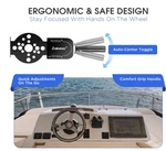 Dual Trim & Jack Plate Switch, Fingertip Blinker Style Bezel Control For Seastar. Fixed Price $87.99.