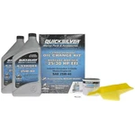 Quicksilver 8M0081911 25W-40 Oil Change Kit For 25/30HP Engines. Fixed Price $63.07.