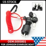 Ignition Switch 175974 5005801 For Omc Johnson Evinrude Outboard Motor 40-200HP. Fixed Price $22.00.