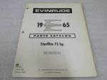 PM172 1965 Evinrude 75 Hp Starflite Parts Catalog Manual P/n 278653. Fixed Price $9.20.