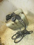 Johnson 115HP 2 Stroke Outboard Brp Remote Oil Tank Dual Hose. Fixed Price $80.00.