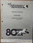 1980 Johnson 390884 Electric Outboard Models Parts Catalog (pe). Fixed Price $6.95.