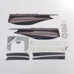 Replacement Decal Fits Mercury 150 Hp Outboard 2013+ 3D Chrome Font Sticker Set. Fixed Price $98.96.