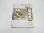 4822 Omc 1972 Evinrude Outboard Service Manual Hp Starflite 125283. Fixed Price $20.95.