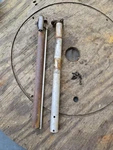 1938 Evinrude 4254 Sportsman 2HP Outboard Exhaust Tube Drive Shaft Housing. Fixed Price $14.00.