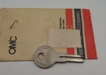 0322693 Omc 77 Series Ignition Key Blank For Evinrude Johnson Outboards. Fixed Price $11.00.