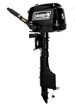 Coleman F5BMS Gas Powered Ride-on Outboard Motor. Fixed Price $700.00.