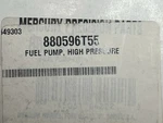 New Oem Mercury High Pressure Fuel Pump Kit/assembly 880596T55. Fixed Price $345.00.