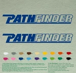 Pathfinder Pair Compatible Boat Outboard Decals Vinyl Stickers Motor Set Of 2. Fixed Price $49.99.