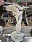 2006 225HP Evinrude Steering Arm And Pivot Support Bracket Assembly. Fixed Price $185.00.