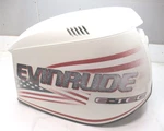 0285653 Omc Evinrude E-tec 200 225 250 300 Hp Cowl Top Motor Cover White. Fixed Price $400.00.